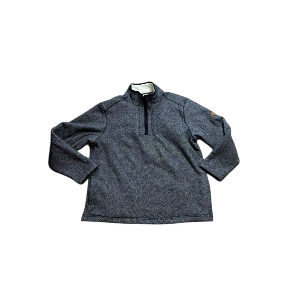 Orvis Classic Collection Mens Size Large Textured Sherpa Lined 1/4 Zip Pullover